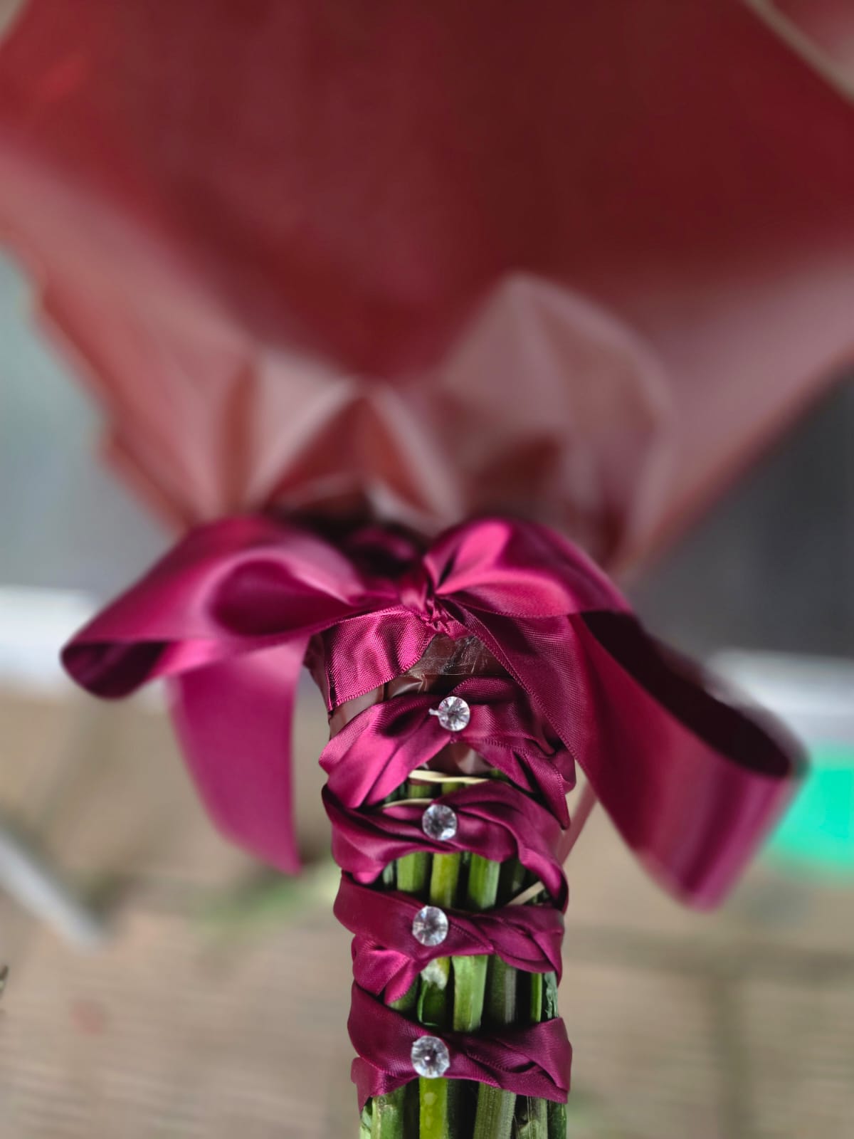 Bouquet ribbon detail